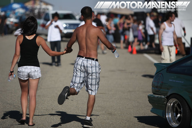 Ziptied JustDrift All Star Bash drifting festival Willow Springs ASBX 2010