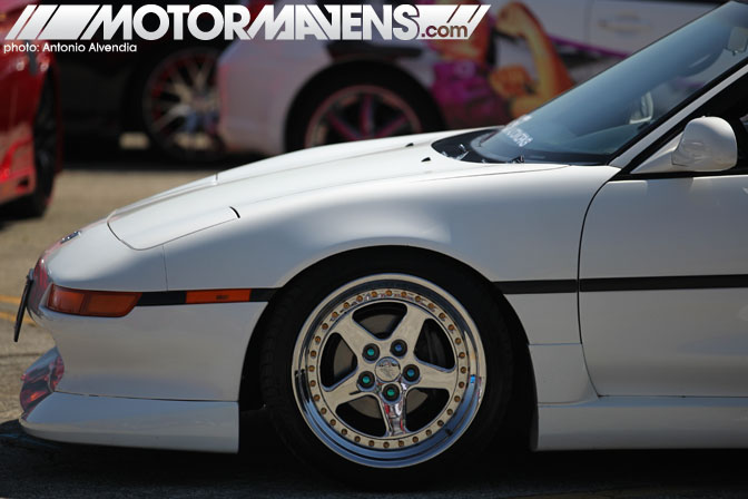 SW20 MR2 Autocon Coverage Santa Anita Racetrack