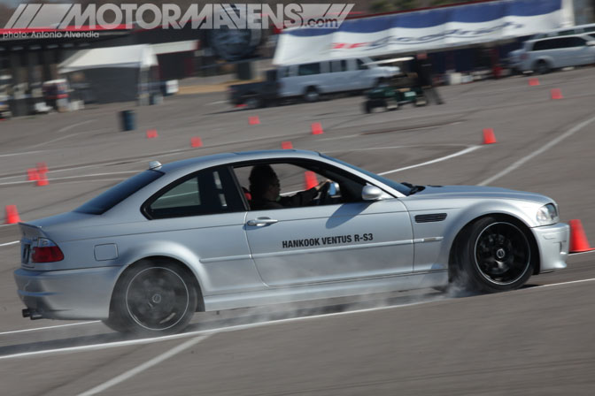 E46 M3 Hankook Ventus RS3 vs BFG BF Goodrich Rival Comparison Tire Test Tire Rack New Orleans Nola Motorsports Park