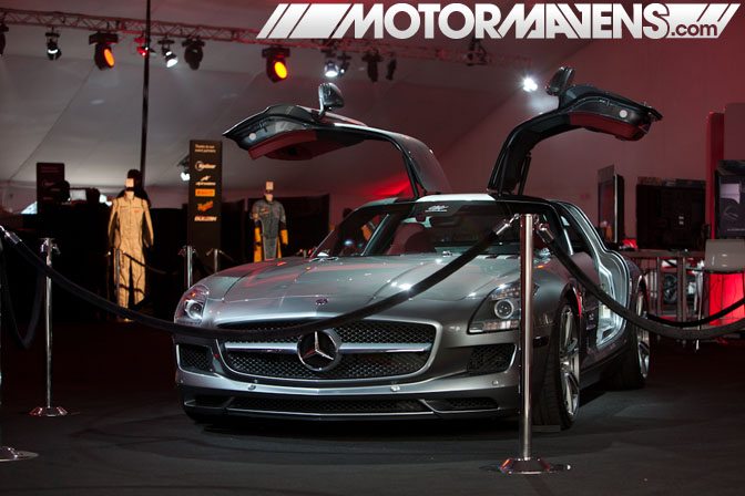 Mercedes SLS AMG Forza Motorsport 4 Video Game Experience debut Turn 10 Studios Top Gear USA launch party LA Live E3 2011 ID Agency