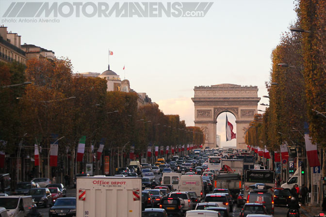 Arc de Triomphe de l'Étoile Paris France Champs-Elysées Champs Elysees showroom flagship store