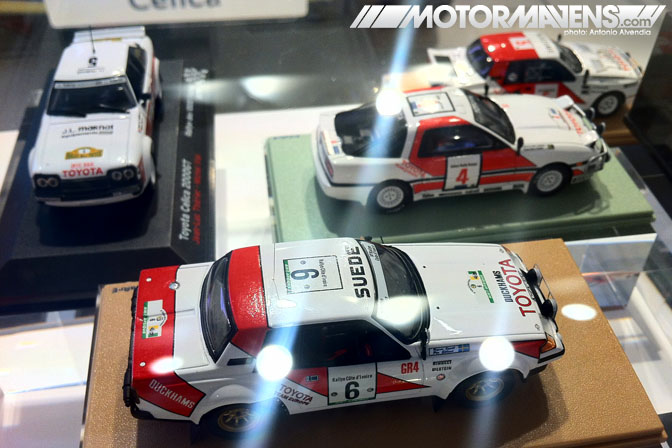 die cast RA65 Celica GT Kyosho Minichamps Epoch Mtech Ebbro Diapet 1/43 Le Rendez-Vous Toyota rendezvous Paris France Champs-Elysées Champs Elysees showroom flagship store