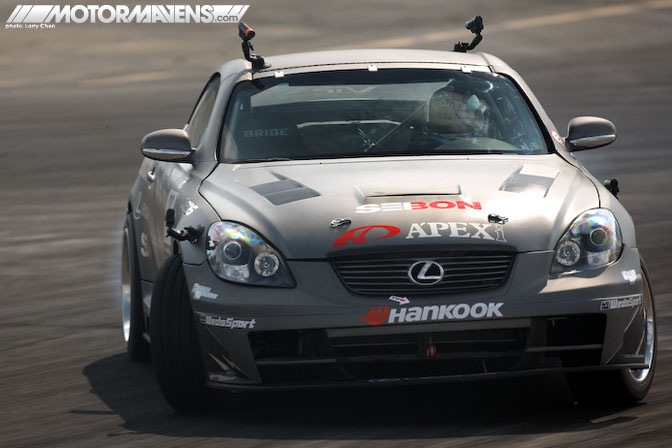 Ryuji Miki Apex'i Apex Integration Lexus SC430 Formula Drift New Jersey Wall Speedway Driftstream