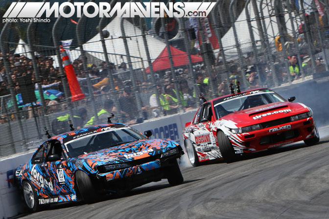 Daijiro Yoshihara Odi Bakchis Formula Drift Streets of Long Beach 2011