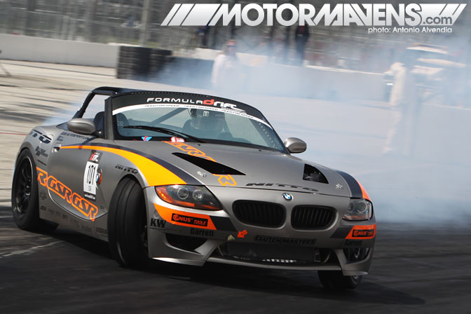 Mike Essa BMW Z4 roadster Formula Drift Streets of Long Beach 2011