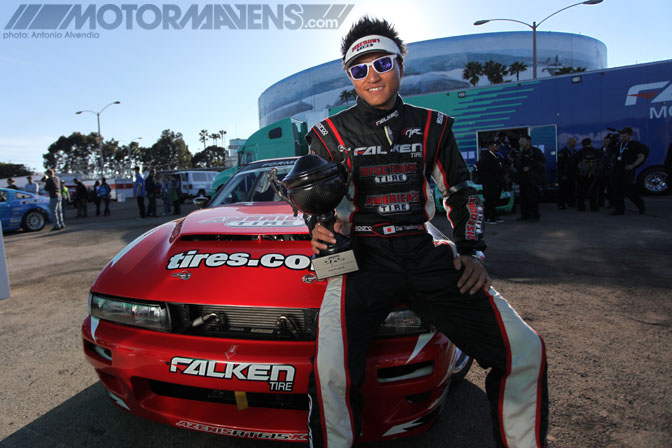 Formula Drift 2011 Round 1 Streets of Long Beach Daijiro Yoshihara trophy