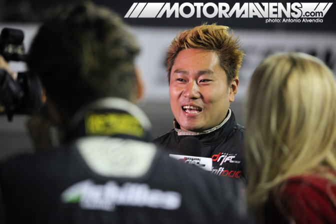 Daigo Saito series champion Achilles Tire M7 Japan FNATZ Drive Bridges Racing Garrett Turbo Spec Clutch Sparco HPS BC Formula Drift Championship Finale Irwindale Speedway drifting COURTNEY DAY