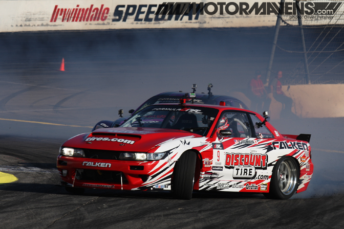 Dai Yoshihara Daijiro Discount Tire S13 V8 Formula Drift Championship Finale Irwindale Speedway drifting