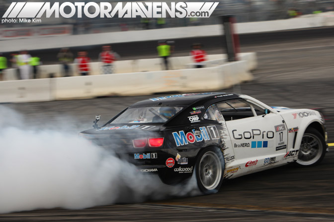 Tyler McQuarrie Mobil 1 Camaro GoPro Formula Drift Championship Finale Irwindale Speedway drifting