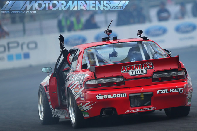 Daijiro Yoshihara Wins Formula Drift Long Beach 2013 Discount Tire S13 Silvia V8 Defeats Vaughn Gittin Jr Mustang