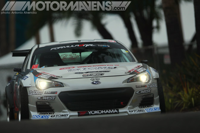 Toshiki Yoshioka Subaru BRZ Formula Drift Streets of Long Beach LBGP Grand Prix drifting