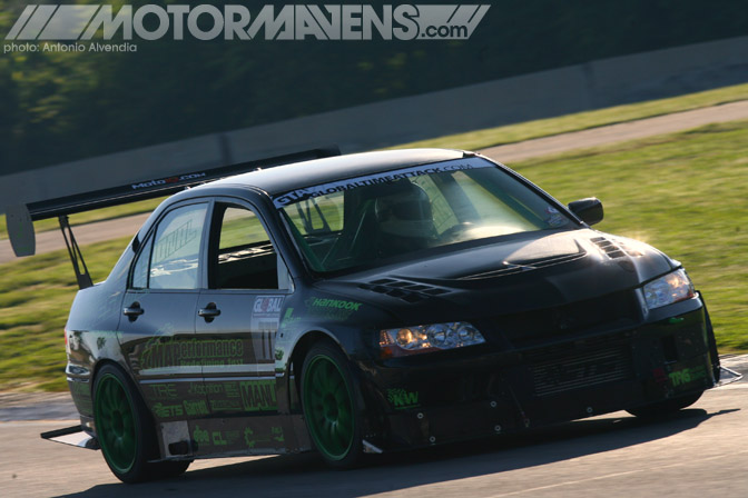 Global Time Attack Road Atlanta GTA Professional Awesome Racing Mitsubishi Lancer Evolution 7 Evo7 Dan O'Donnell Jason Dienhart