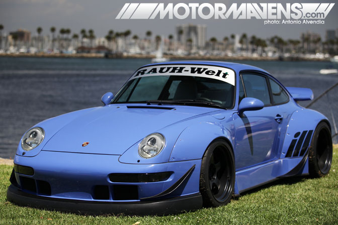 RWB Rauh Welt Porsche 911 993 Infamous Hellaflush Canibeat Fatlace Illest Hella Flush Long Beach Queen Mary