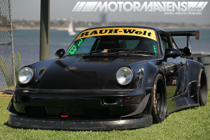 RWB Rauh Welt Begriff Porsche 911 964 Infamous Hellaflush Canibeat Fatlace Illest Hella Flush Long Beach Queen Mary