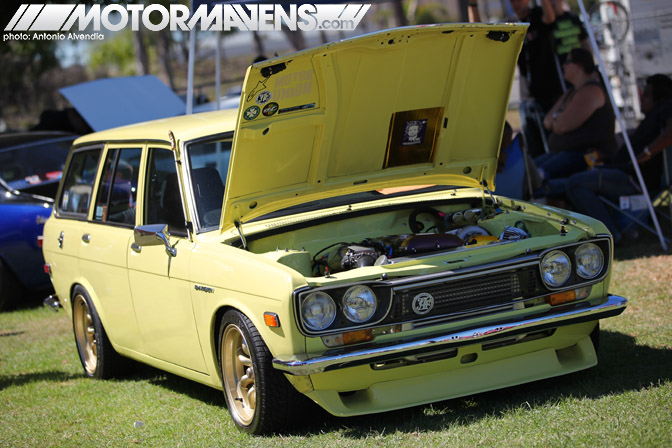 Datsun 510 wagon SR20DET Bluebird Japanese Classic Car Show JCCS Queen Mary Long Beach