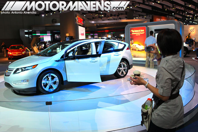 LA Auto Show 2010 GM Volt electric car