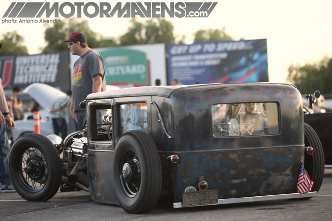 Mooneyes Christmas Party Xmas Irwindale Speedway hot rod rat rod kustom culture merc 