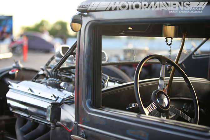 Mooneyes Christmas Party Xmas Irwindale Speedway hot rod rat rod kustom culture merc 