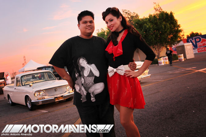 Mooneyes Christmas Party Xmas Irwindale Speedway hot rod rat rod kustom culture merc 