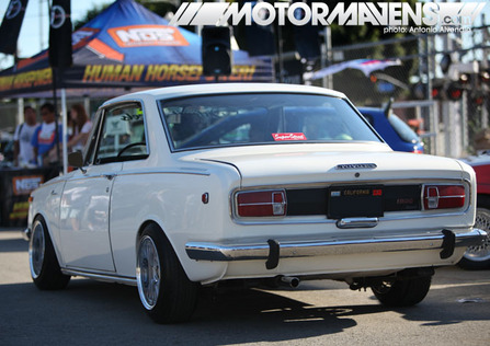 Mainstream Productions Nisei Showoff Import Car Show Little Tokyo Los Angeles Ken Miyoshi offset stance slammed shakotan