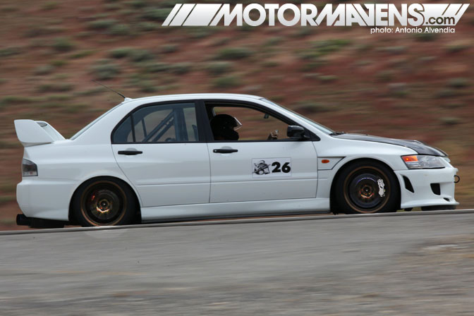 Jeremy Kappus Mitsubishi Lancer Evolution IX 9 RS Spectre 341 Virginia City Hillclimb NV