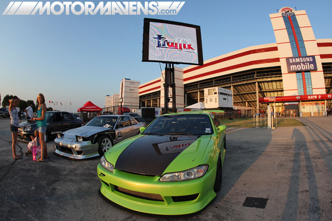 S15 S14 Traffik Tour Dallas Texas Motor Speedway Ultimate Drifting Formula Drift demo Hozman Group Indy IRL