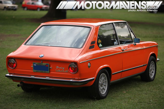 Vintage BMW 1802 touring Festival BMWCCA Woodley Park Van Nuys