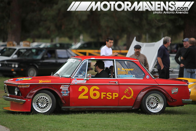 Vintage BMW 2002 widebody flares Festival BMWCCA Woodley Park Van Nuys 