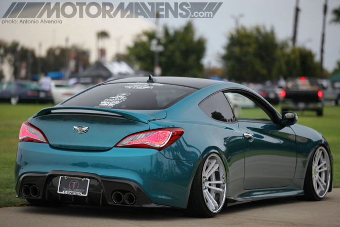 hyundai genesis tnt autobody sacramento Wekfest Los Angeles Long Beach Queen Mary Weksos Hellaflush Slammed Society