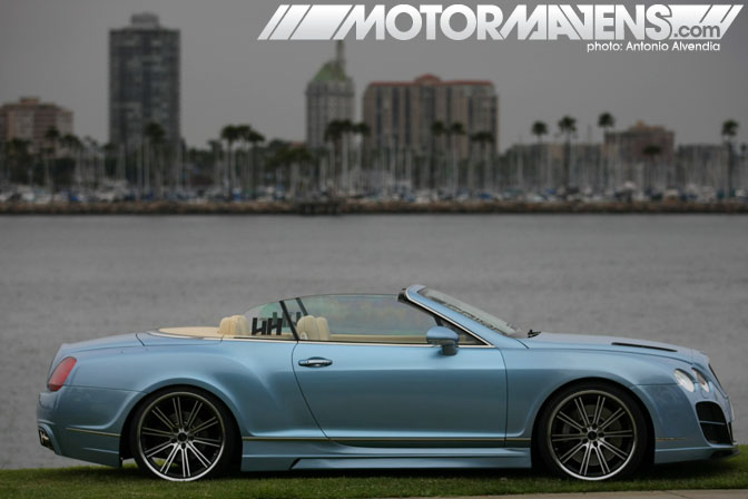 Bentley Continental GT Wekfest Los Angeles Long Beach Queen Mary Weksos Hellaflush Slammed Society