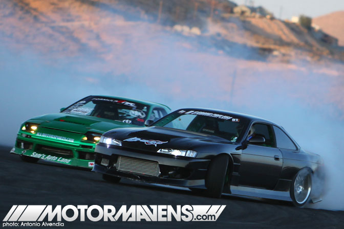 Justin Pawlak FC3S RX7 Forrest Wang S14 tandem Just Drift All Star Bash drifting festival