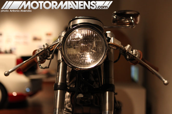 Zen Garage 1961 Honda CB77 Superhawk Len Higa motorcycle cafe racer Japanese American National Museum