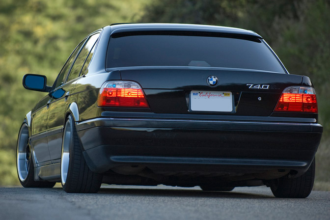 BMW E38 740iL slammed VIP sedan Bimmerfest