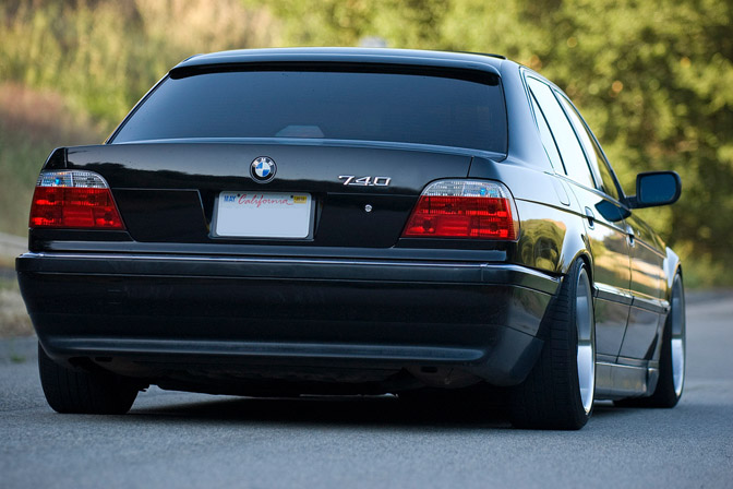 BMW E38 740iL slammed VIP sedan Bimmerfest