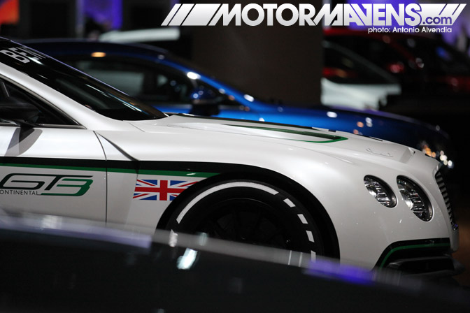 Bentley Continental GT3 supercar race car LA Auto Show Autoshow 2012