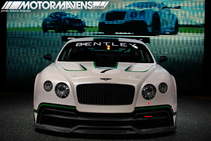 Bentley Continental GT3 supercar race car LA Auto Show Autoshow 2012