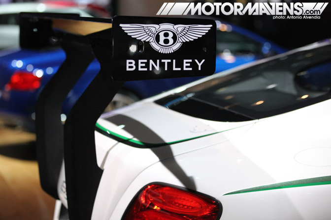 Bentley Continental GT3 supercar race car LA Auto Show Autoshow 2012