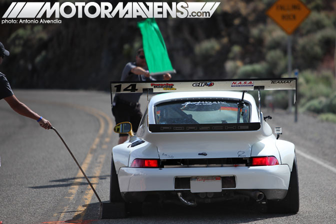 Duck Fuson Porsche 911 1974 Turbo 993 Facelift Sporthaus Rennsport Reno Highway 341 Hillclimb