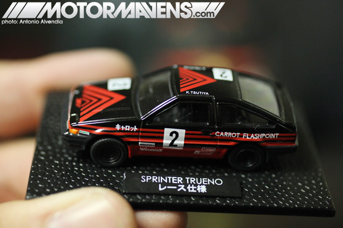 diecast, AE86, keiichi, tsuchiya, advan, advan carrot, cipher garage