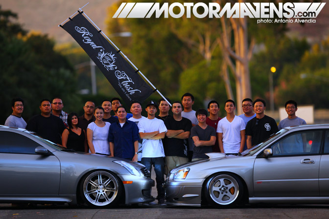 Royal Flush San Gabriel Valley Hella offset stance stanceworks slammed crew