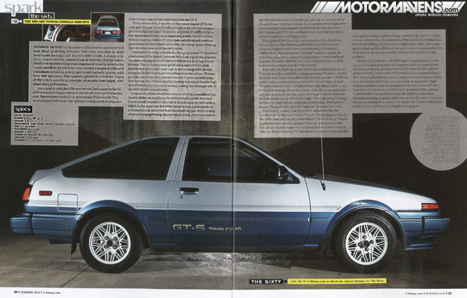 0-60, AE86, Antonio Alvendia, Rough World, Rauh Welt, Nakai, Corolla, Trueno, Begriff