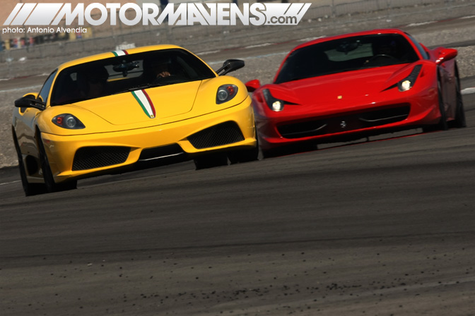 Ferrari 458 Italia F430 Scuderia Exotics Racing Las Vegas Motor Speedway Supercar Sports Car Race Track Test Drive Experience