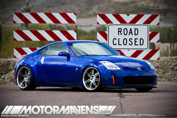 350z, Z33, Nissan, work wheels, work, t1s, varianza, negative offset, ksport, greddy, veilside, motordyne, mastergrade, toyo, luxer1