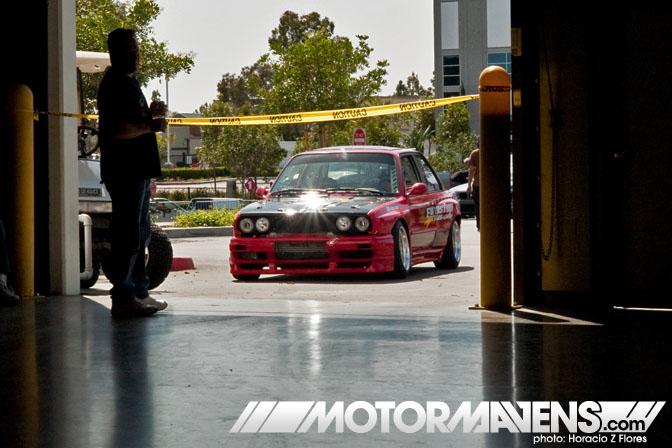 BMW E30 Formula Drift Tech Day 2010 Universal Technical Institute Rancho Cucamonga CA