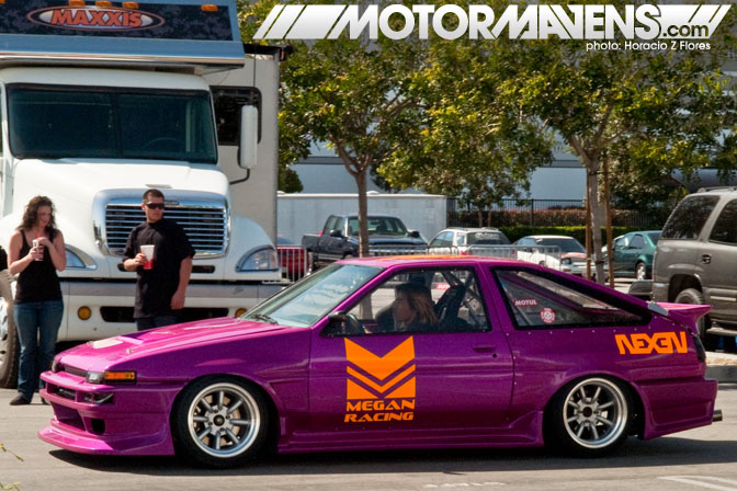 AE86 Taka Aono Formula Drift Tech Day 2010 Universal Technical Institute Rancho Cucamonga CA