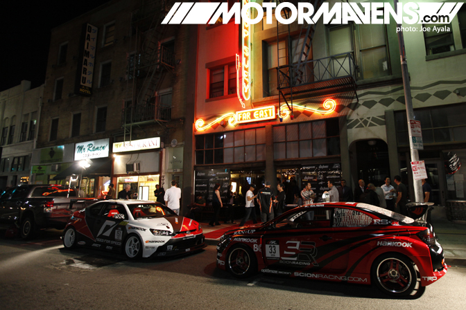 Scion Racing Formula Drift TC unveiling party Little Tokyo Far Bar Far East Cafe Ken Gushi Fredric Aasbo