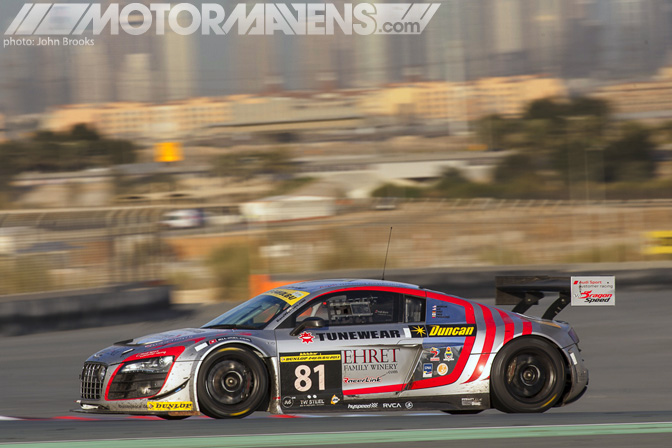 Audi R8 Dubai Autodrome 24H 24 Hours John Brooks Photo