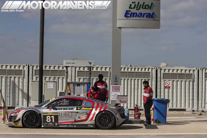 Audi R8 Dubai Autodrome 24H 24 Hours John Brooks Photo