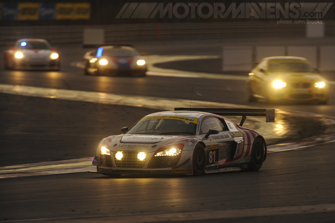 Audi R8 Dubai Autodrome 24H 24 Hours John Brooks Photo