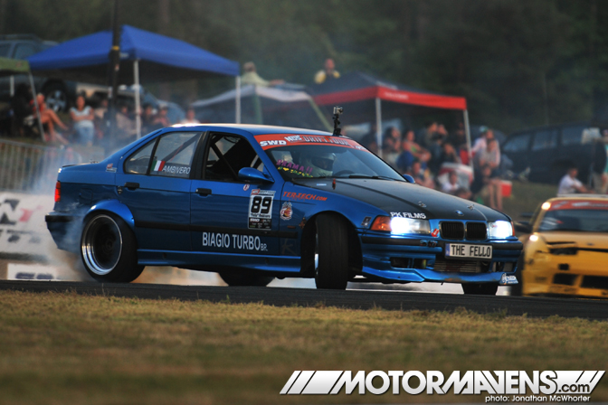 Formula Drift Road Atlanta 2011 Jonathan McWhorter SWD Pro-Am Jason Jiovani Fello Ambivero Nissan S13 Bmw E36